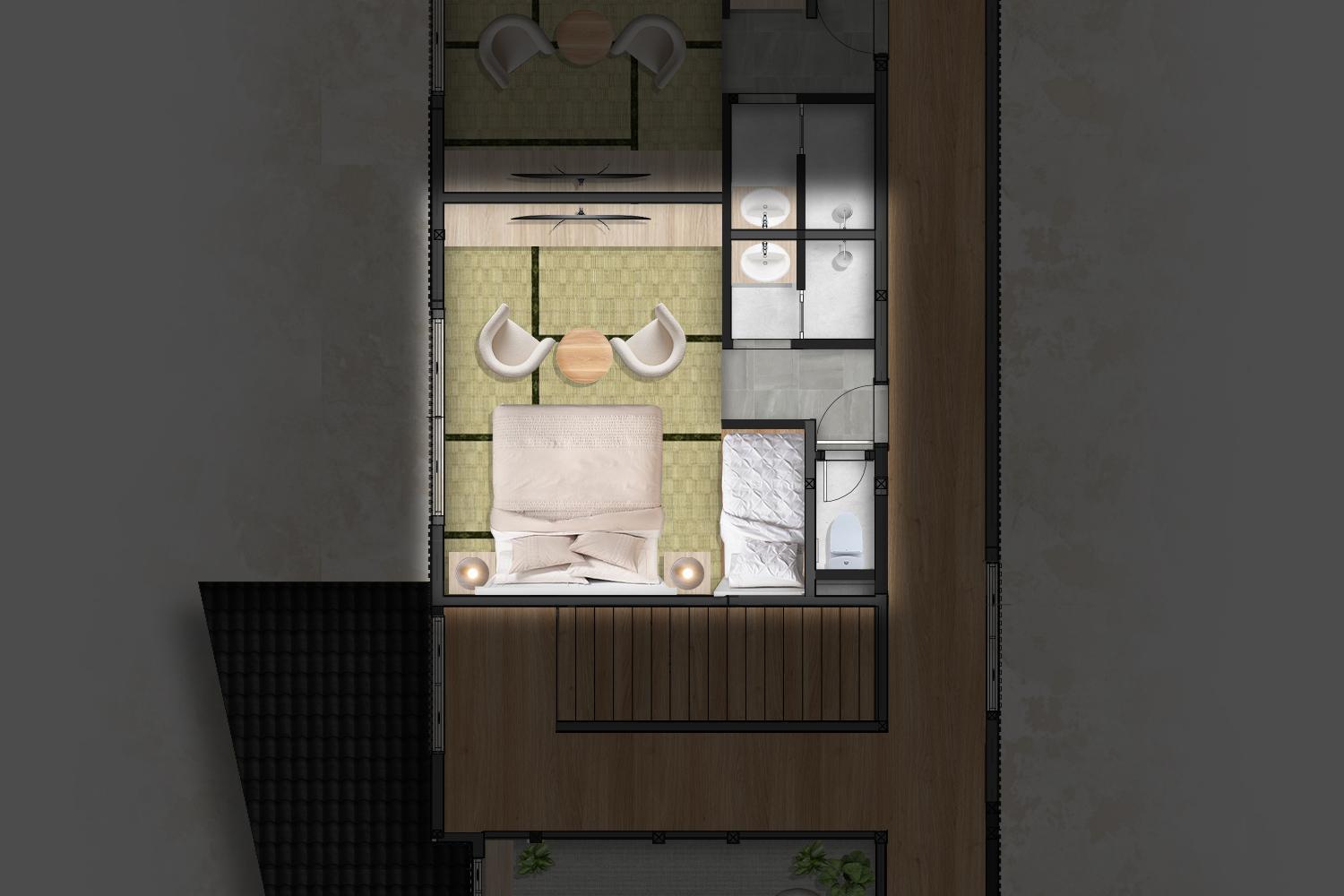 Tanuki Nozawa Hotel Szoba fotó